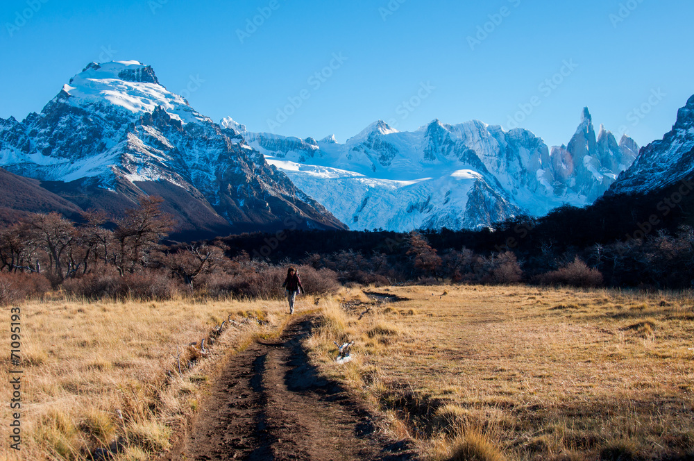 Landscapes of South Argentina, in the Fitz Roy trail