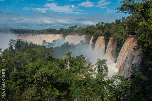 Incredible and gorgeous waterfalls of Iguazu  Argentina