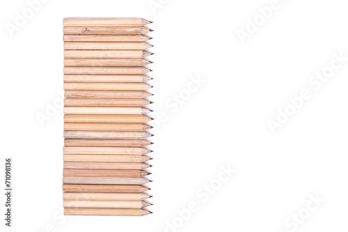 concept abstract background from pencils with space for text or