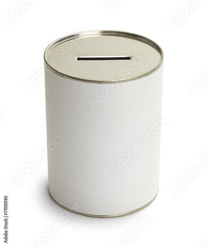 Quadro su tela White Donation Can