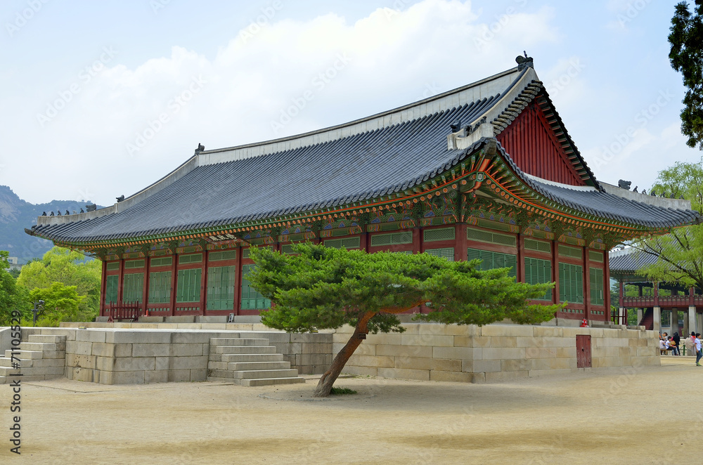 Fototapeta premium Gyeongbok Palace, Seoul, Korean Republic ..
