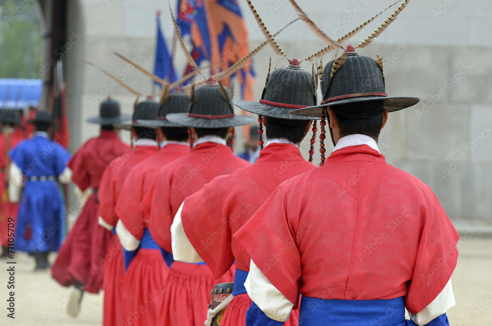 Korean ancient traditional guards