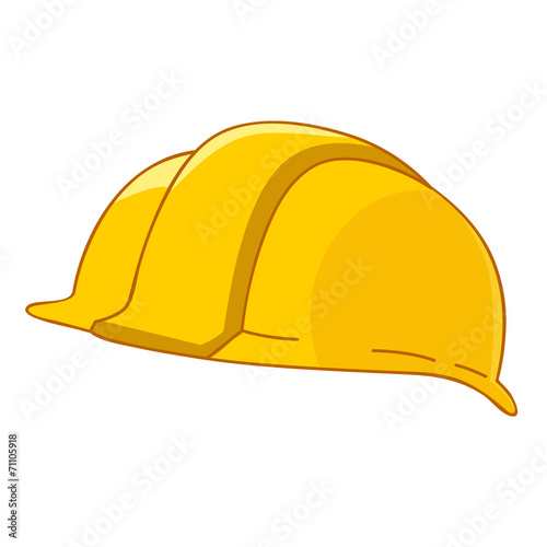 safety hat isolated illustration