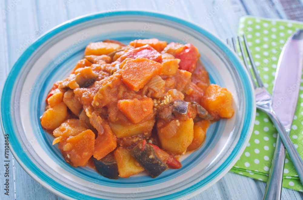 baked vegetables