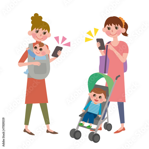 スマホ 主婦 子育て イラスト Stock 写真 Adobe Stock スマホ 主婦 子育て イラスト Stock 写真 Adobe Stock