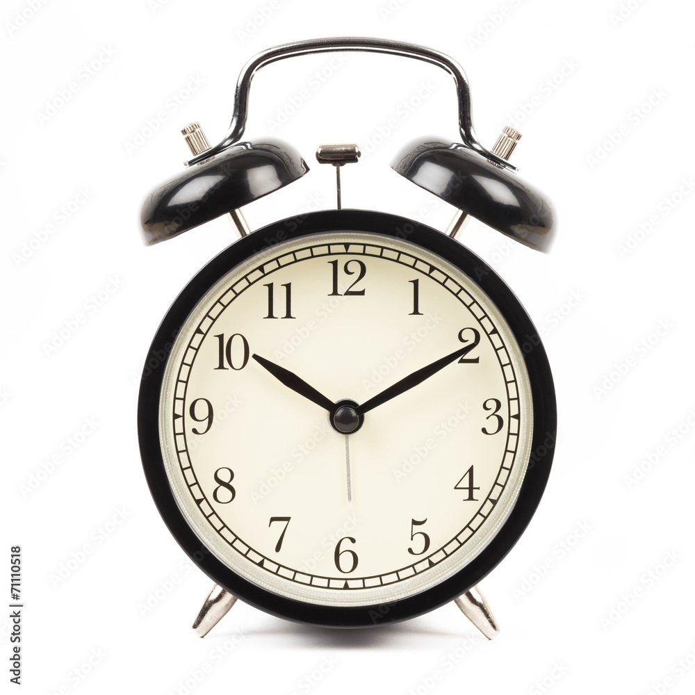 Alarm clock on white background Alarm clock on white background