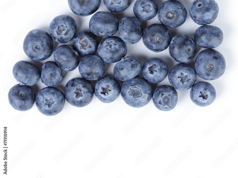 big ripe blueberries from above big ripe blueberries from above