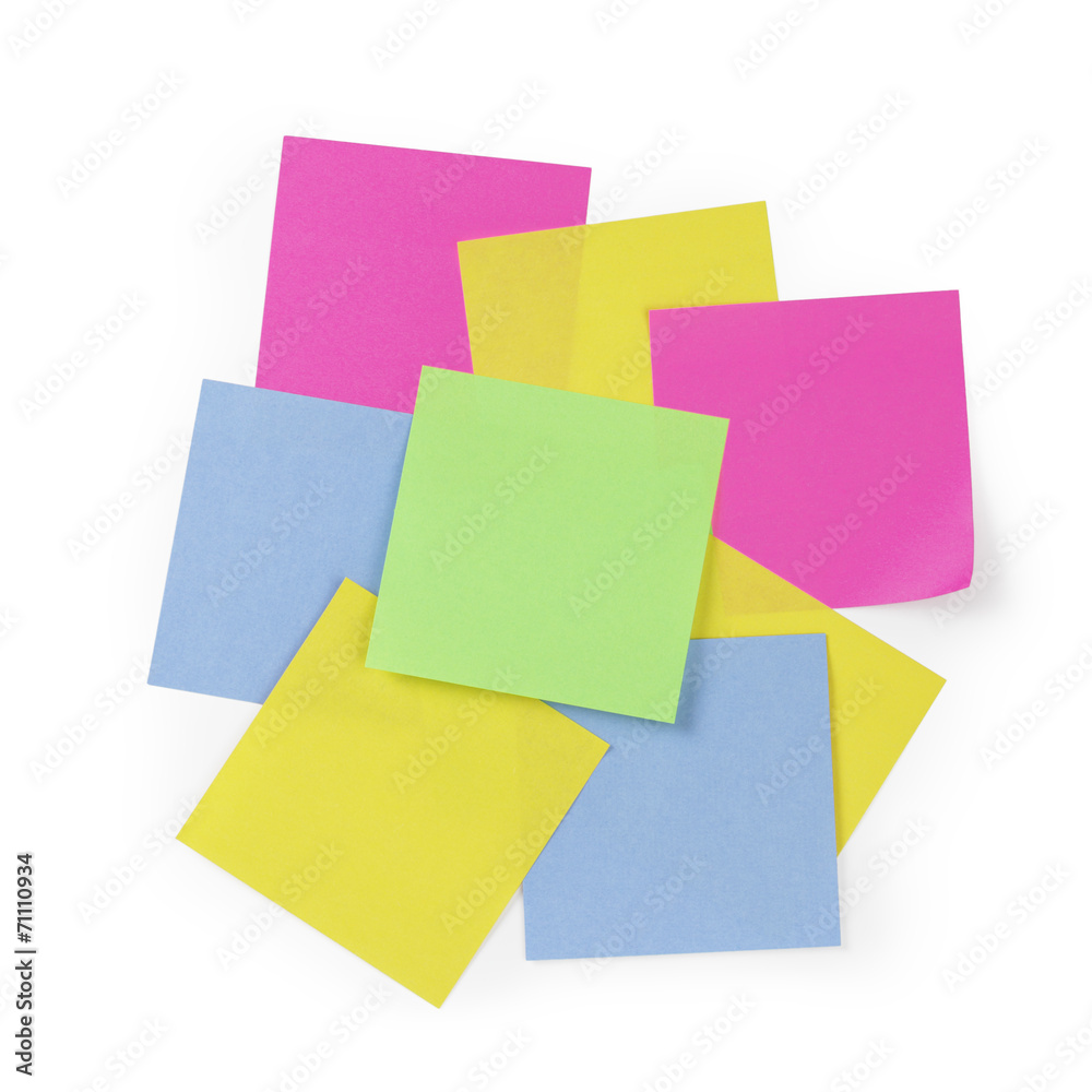 bunch of sticky note reminders bunch of sticky note reminders