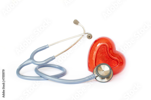 Stéthoscope avec coeur
