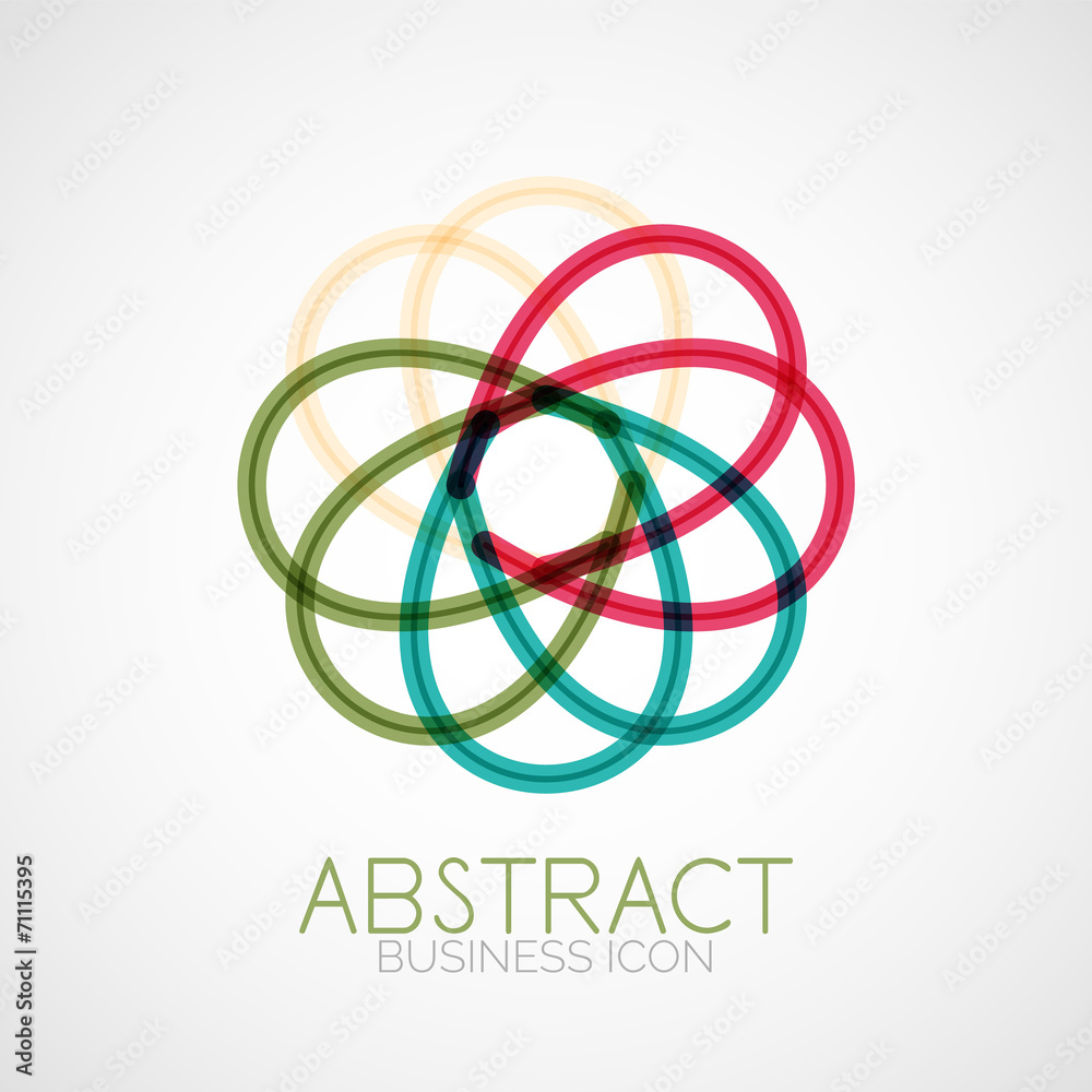Symmetric abstract geometric shape Symmetric abstract geometric shape
