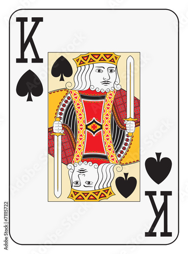 Jumbo index king of spades