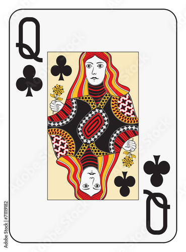 Jumbo index queen of clubs