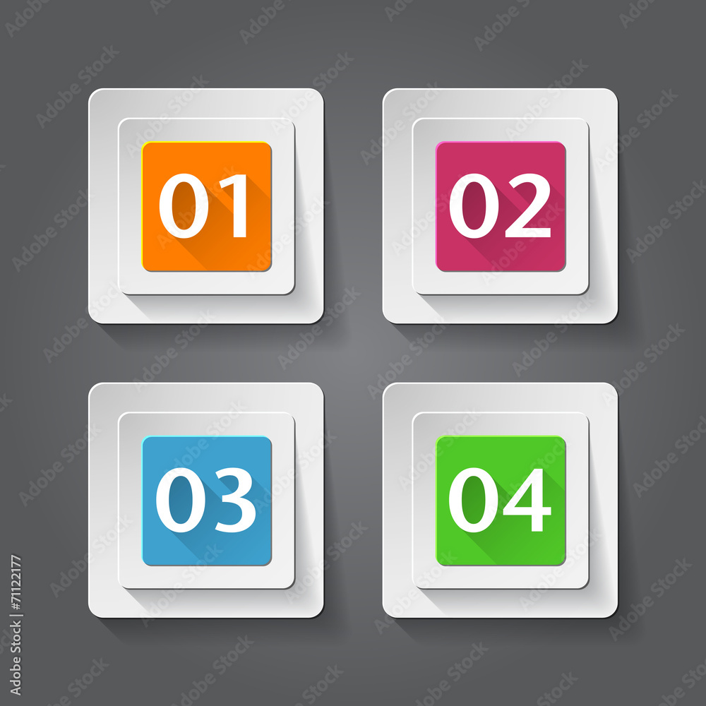 Abstract 3D digital Infographic. Abstract 3D digital Infographic.