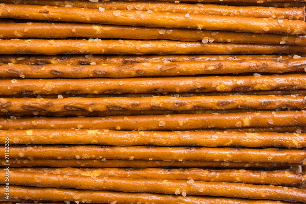 Salty Snack Sticks Close Up Salty Snack Sticks Close Up