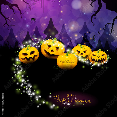 Vector Illustration of a Halloween Design