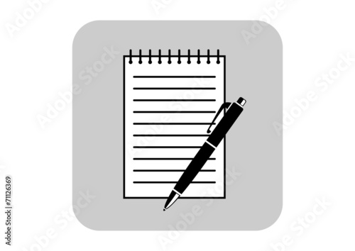 Ballpoint with notepad