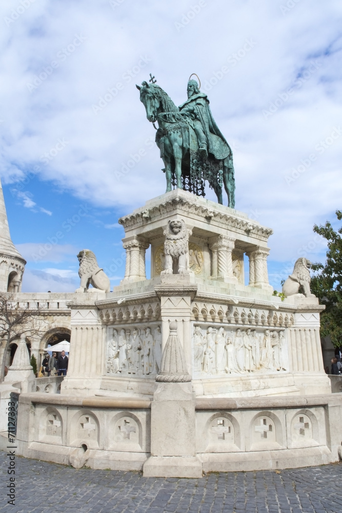 Saint Stephen's Statue in Budapest