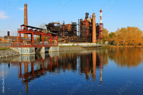 Old Steel Works in the Urals © shustya