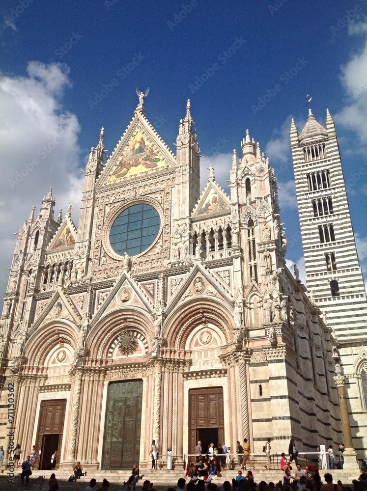 Cattedrale metropolitana di Santa Maria Assunta, Siena, Italy.