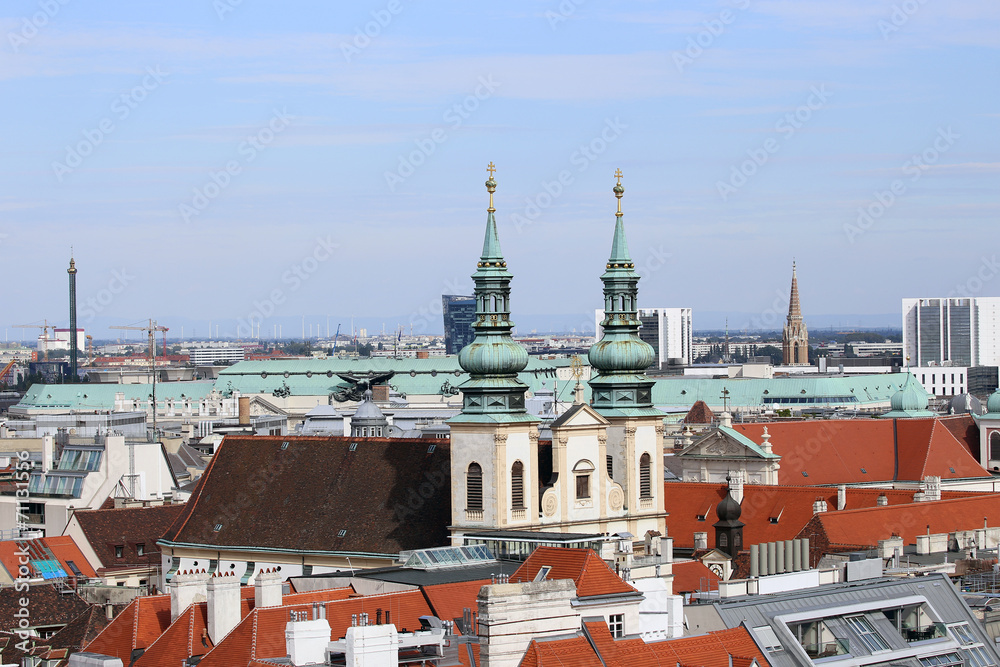 Aerial View of Vienna