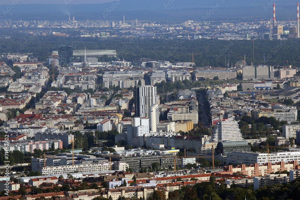 Aerial View of Vienna