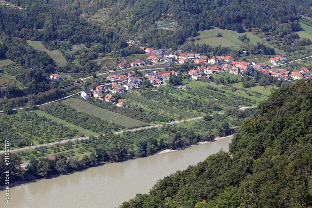 View from Castle Aggstein
