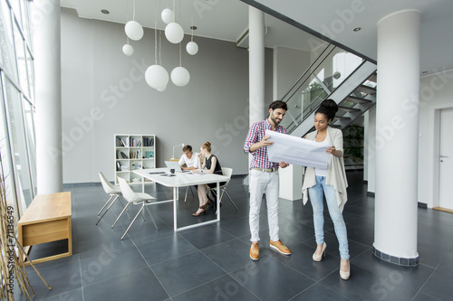 Young people in the office