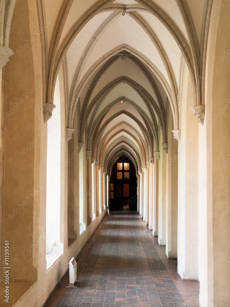 Arched cloister