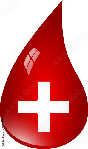 Blut Tropfen Blutspende