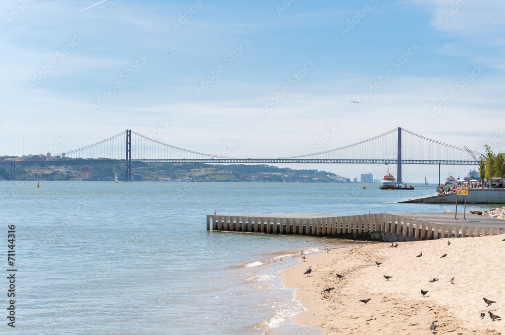 Suspension Bridge in Lisbon Suspension Bridge in Lisbon