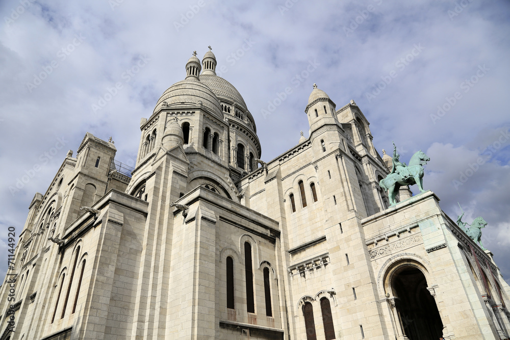 Kirche Sacré-Coeur auf dem Montmartre in Paris