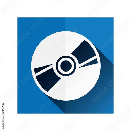 compact disc flat icon