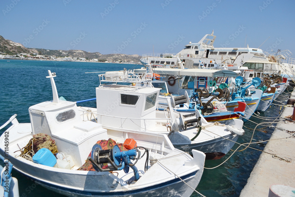 Fototapeta premium Fishing boats