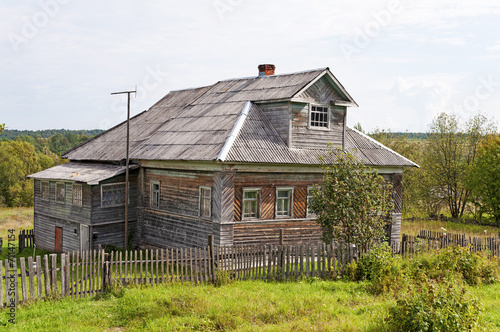 Old wooden house in the country