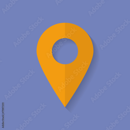 Free Download Icon of map pointer. Flat style - GFXLoad