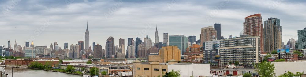 Midtown Manhattan eastern side panorama. Wonderful hi-res view f Midtown Manhattan eastern side panorama. Wonderful hi-res view f