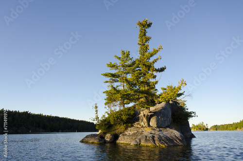 Island on Charleston Lake