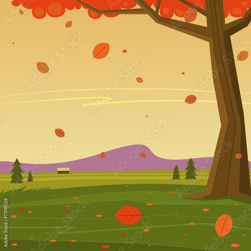 Autumn in the Mountain