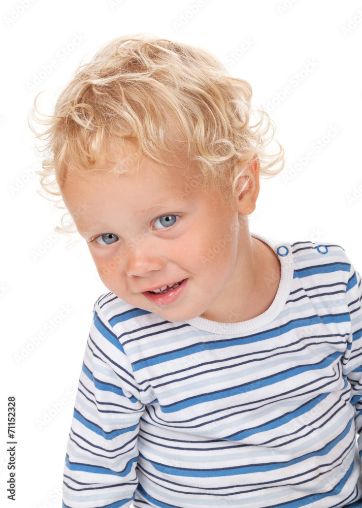 White curly hair and blue eyes baby White curly hair and blue eyes baby