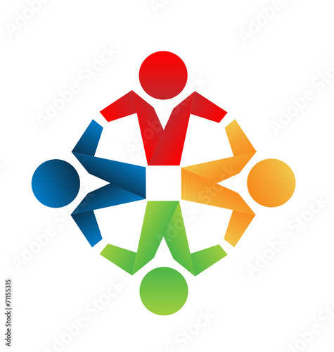 Logo business partners icon concept