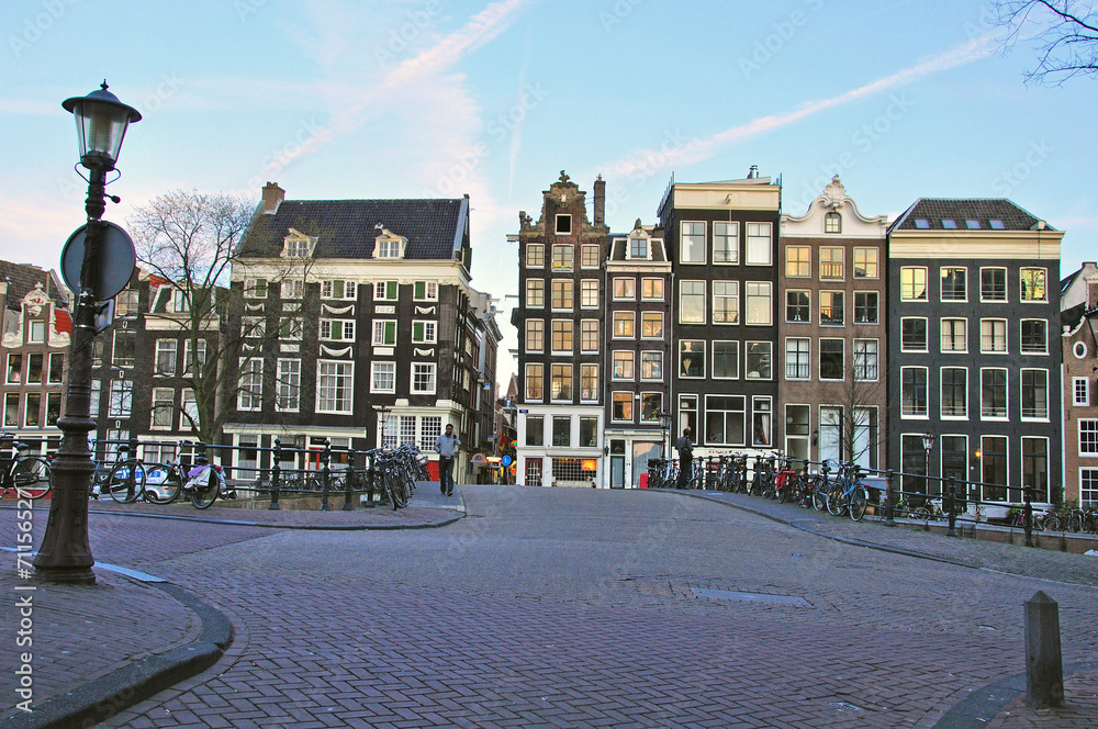 Amsterdam cityscape, Netherlands