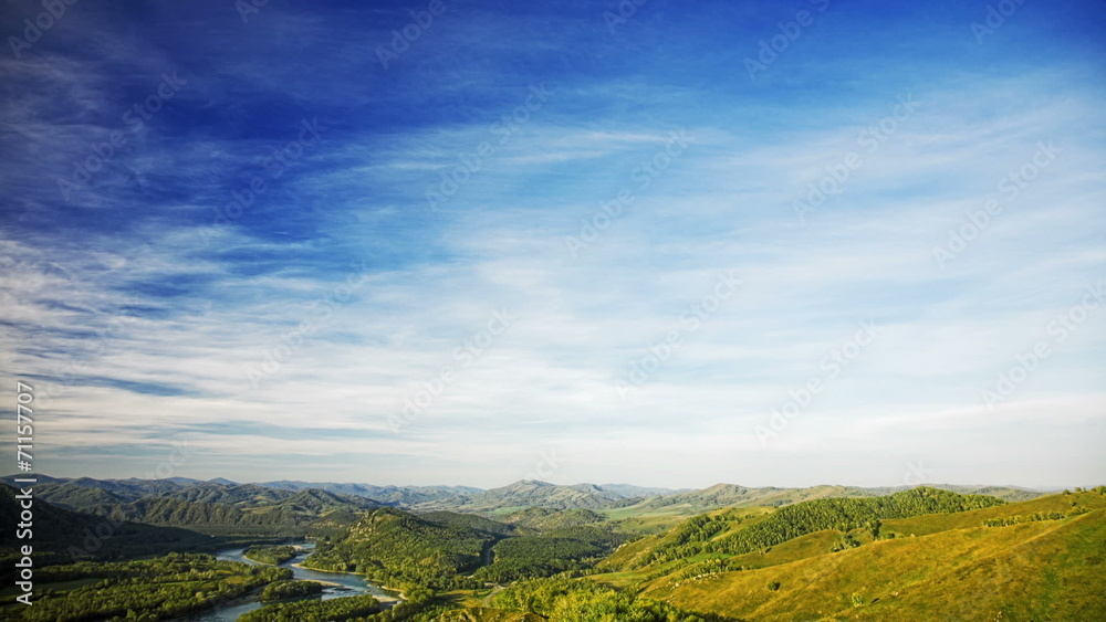Summer mountain landscape Summer mountain landscape