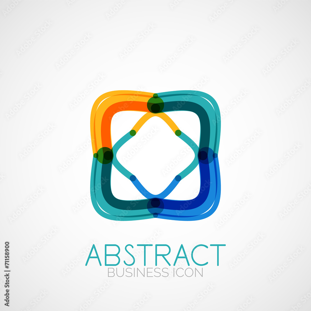 Symmetric abstract geometric shape Symmetric abstract geometric shape