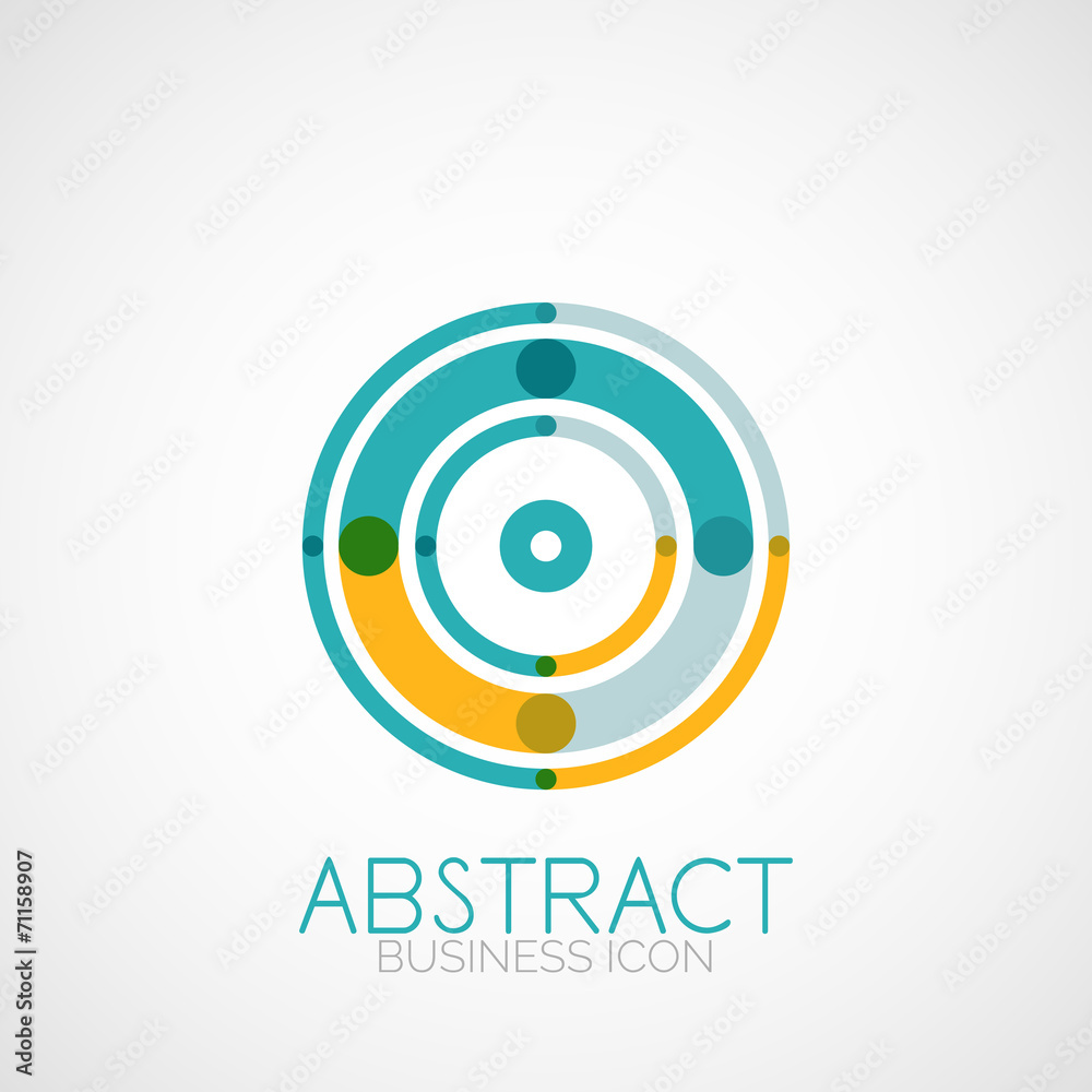 Symmetric abstract geometric shape Symmetric abstract geometric shape