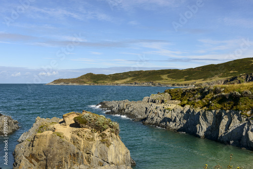 cliffs and rocks at Woolacombe bay, Devon © hal_pand_108