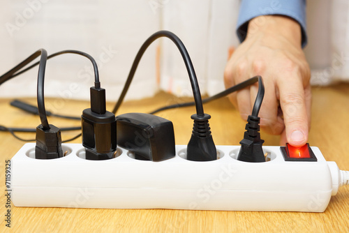 energy savings with turning off electrical appliances