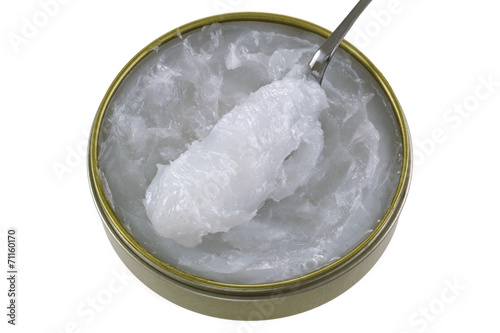 A jar of Mink Oil, to lubricate leather