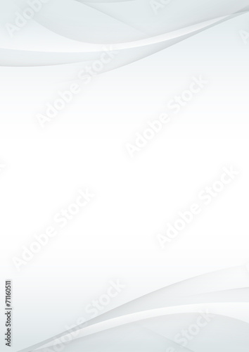 Abstract swoosh wave folder mock-up