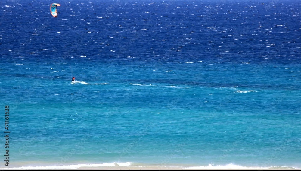 kitesurfeur aux canaries