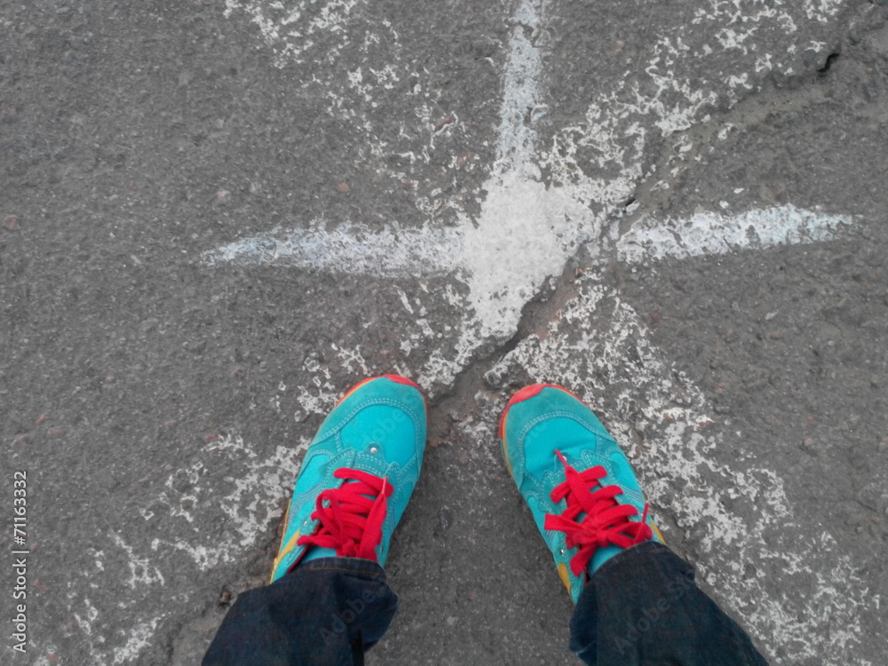 Fototapeta premium Cool shoes